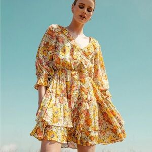 Cleobella Audrey Mini Dress Lucia Floral Print